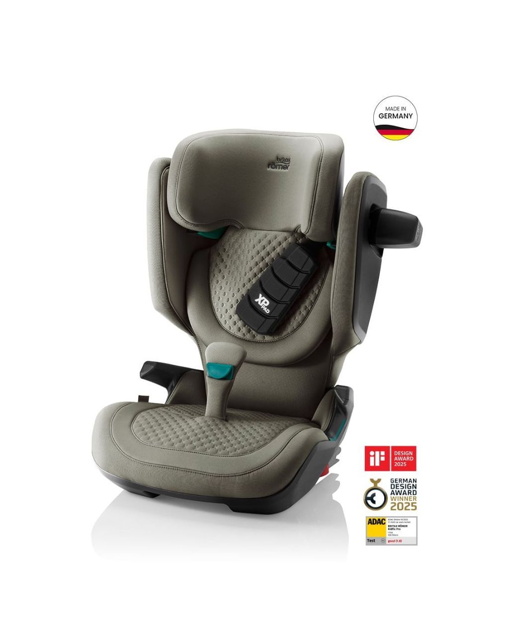 Britax romer κάθισμα αυτοκινήτου kidfix pro style i-size (100-150cm) mineral grey br-3003035-02
