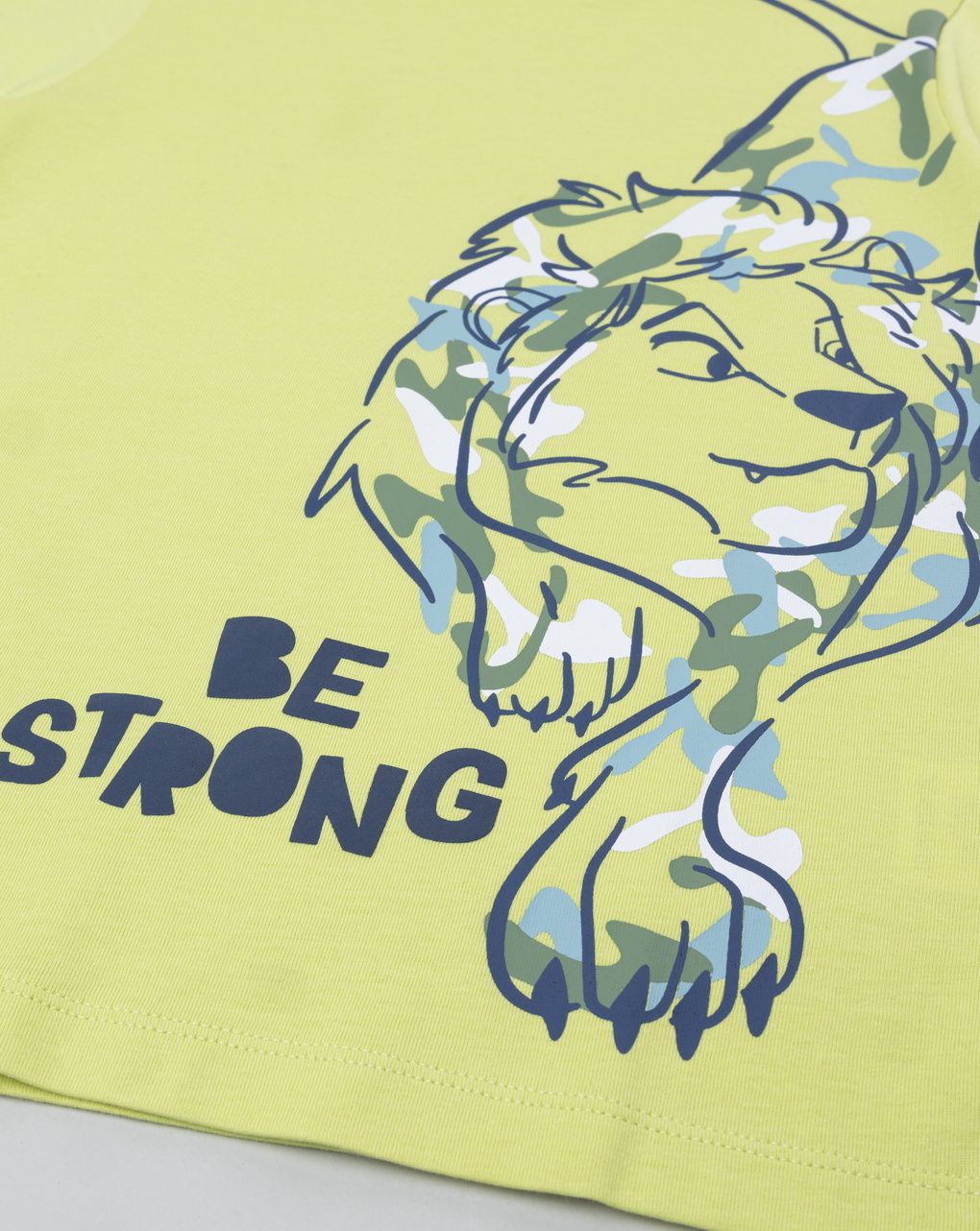 παιδικό t-shirt λαχανί με λιοντάρι για αγόρι - Prénatal