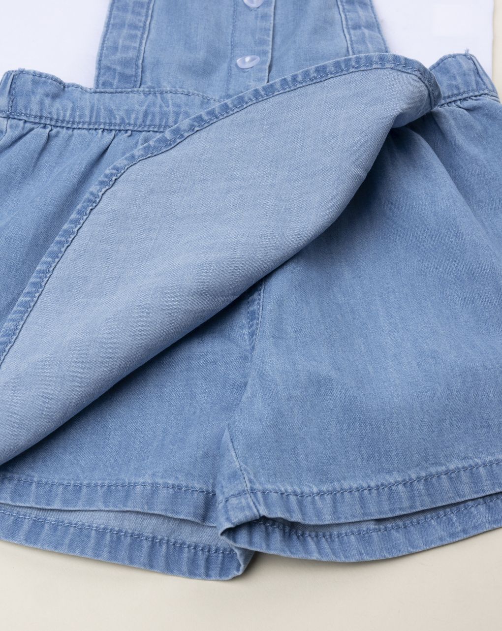 βρεφικό σετ t-shirt και τζιν σαλοπέτα για κορίτσι - Prénatal