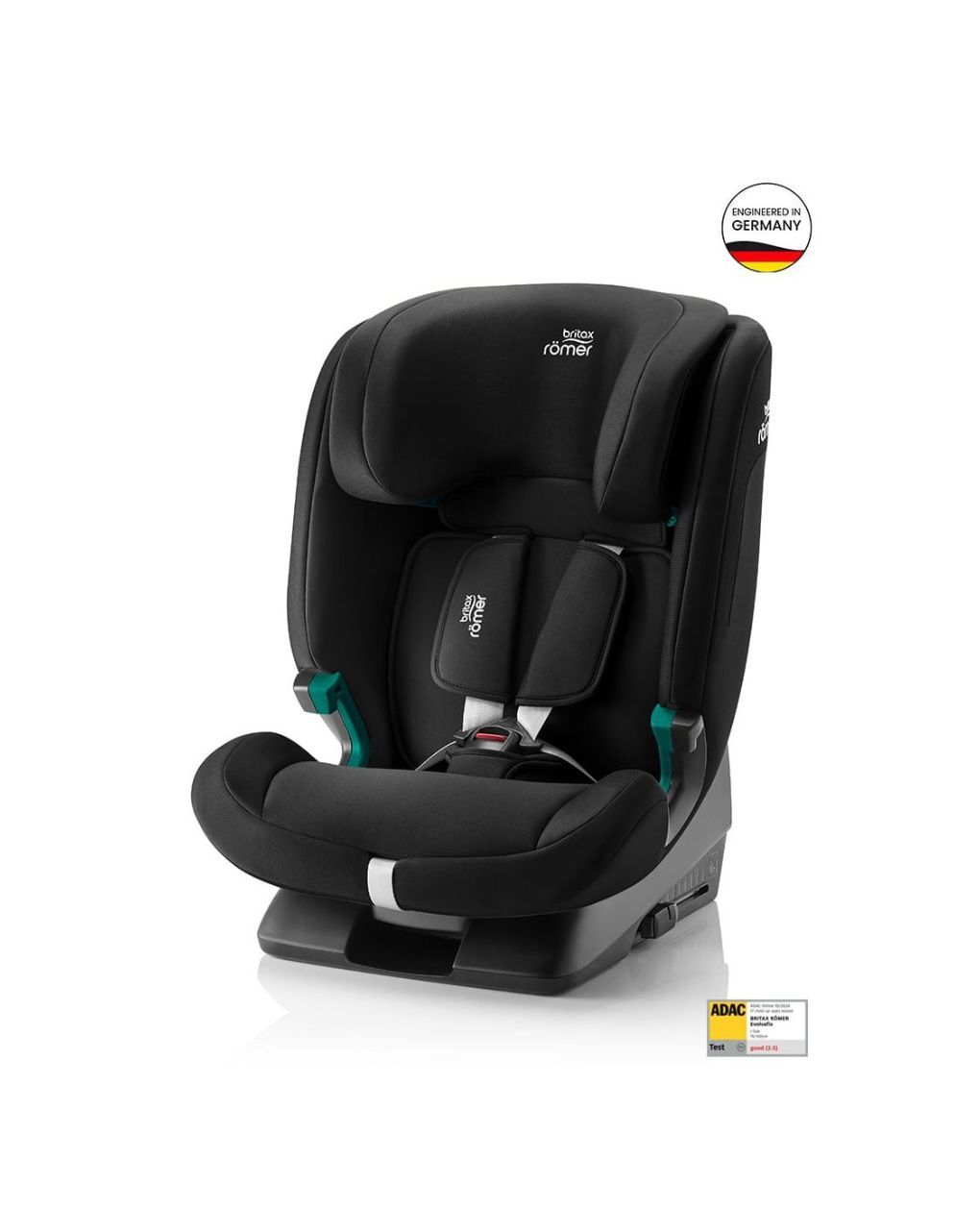 Britax romer κάθισμα αυτοκινήτου evolvafix i-size (76-150cm) space black br-3003032-01
