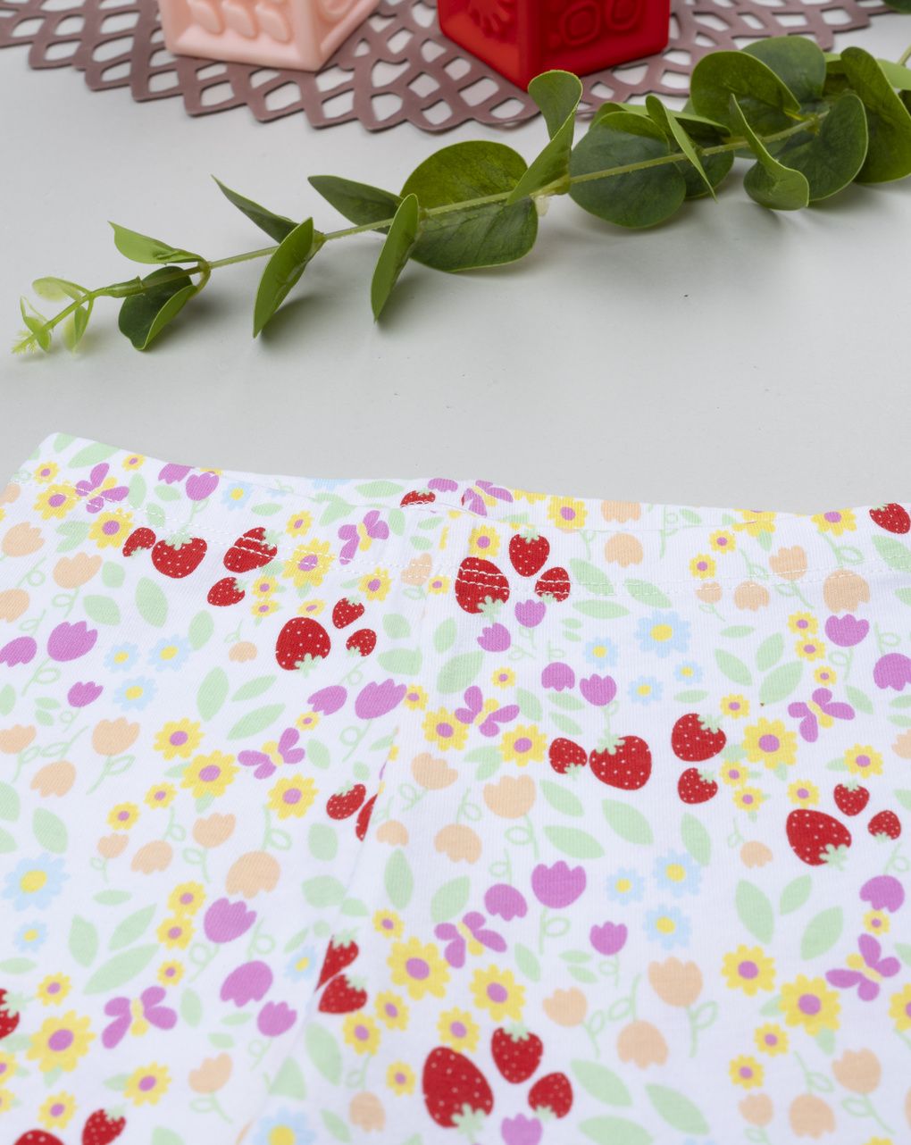 βρεφικό κολάν λευκό φλοράλ για κορίτσι - Prénatal