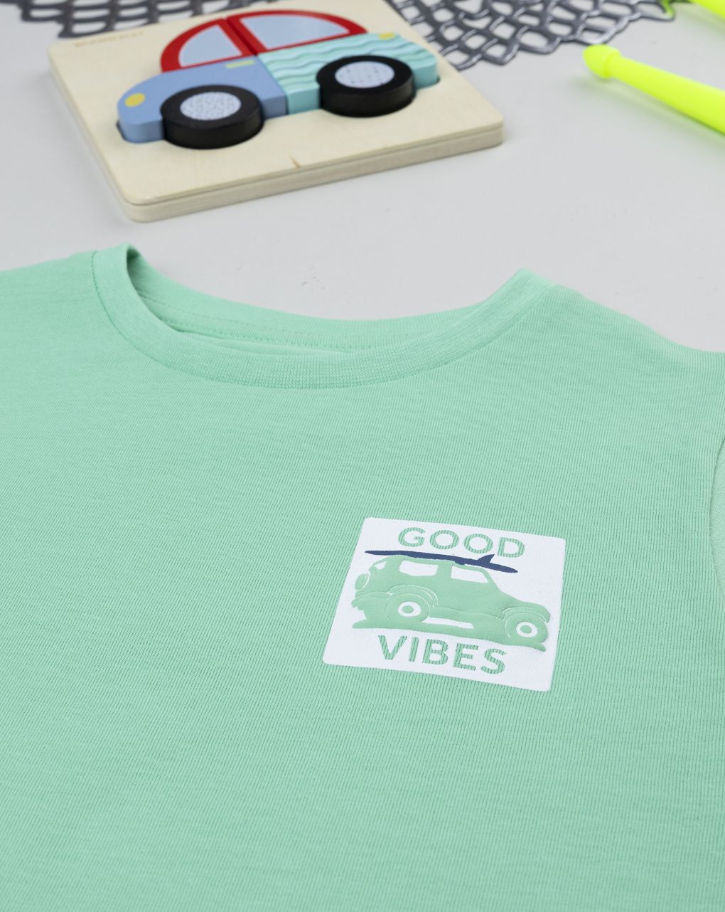παιδικό t-shirt βεραμάν good vibes για αγόρι - Prénatal