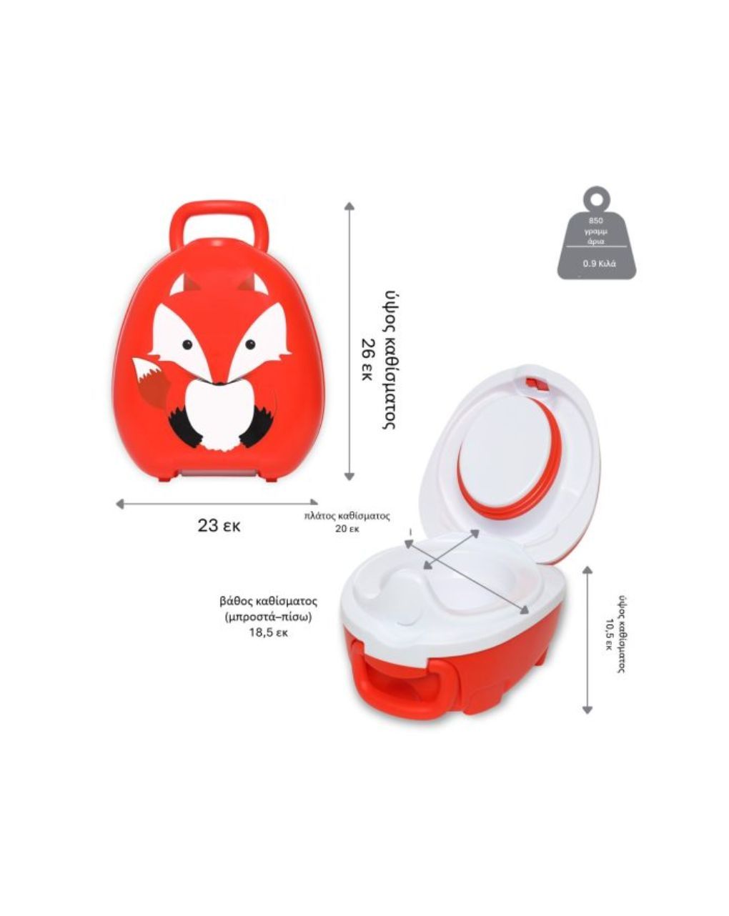 My carry potty φορητό γιογιό fox mcp-fo - My Carry Potty