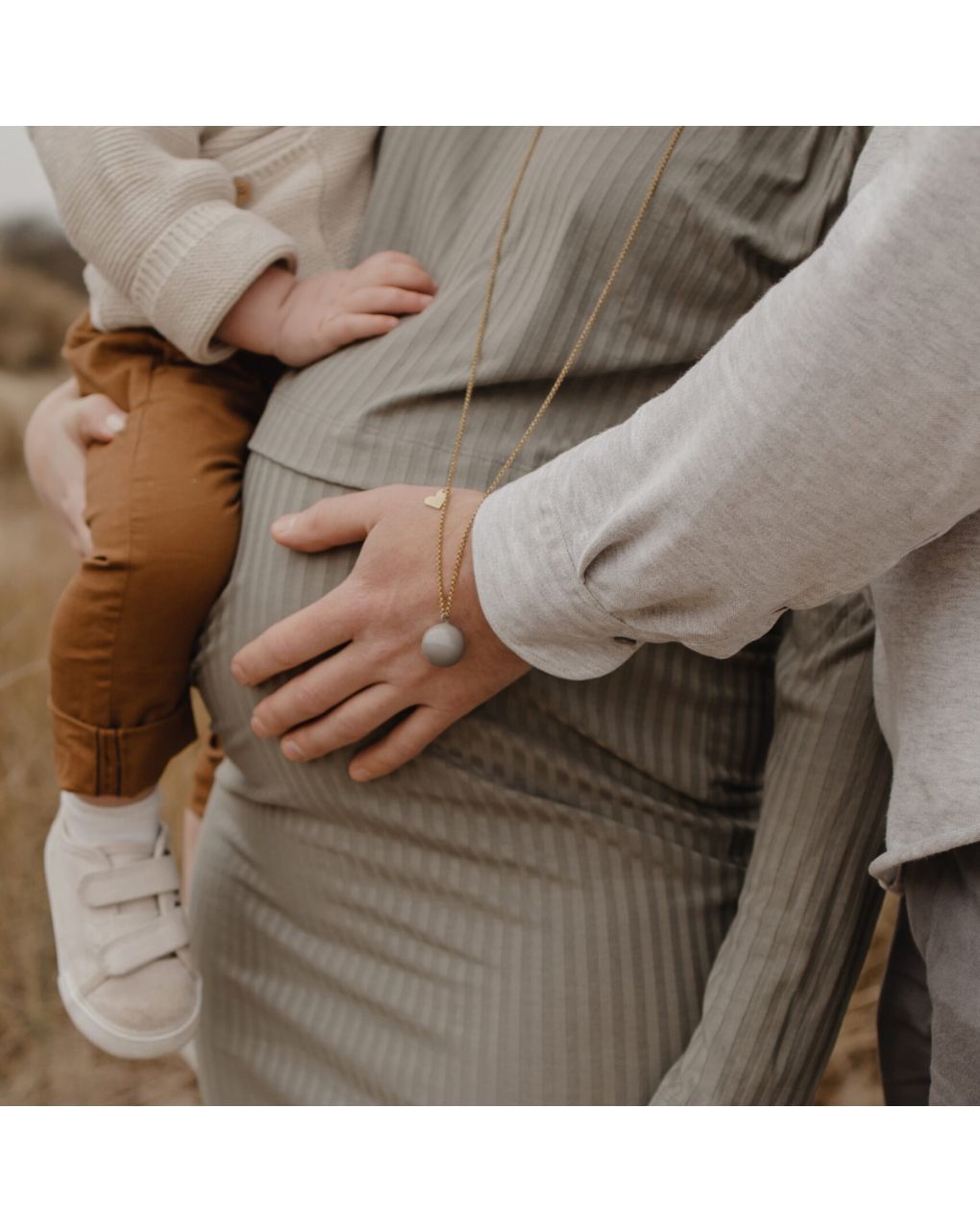 Proud mama μενταγιόν bola feline grey/mint pm-595 - Proud Mama