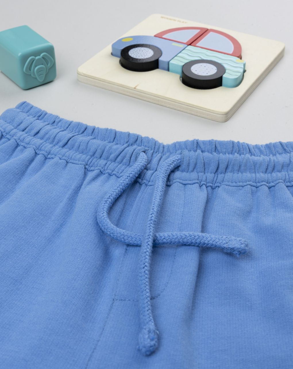 παιδικό σορτσάκι μπλε good vibes για αγόρι - Prénatal