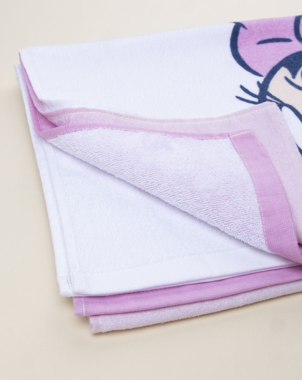 παιδική πετσέτα θαλάσσης ροζ minnie για κορίτσι - Prénatal