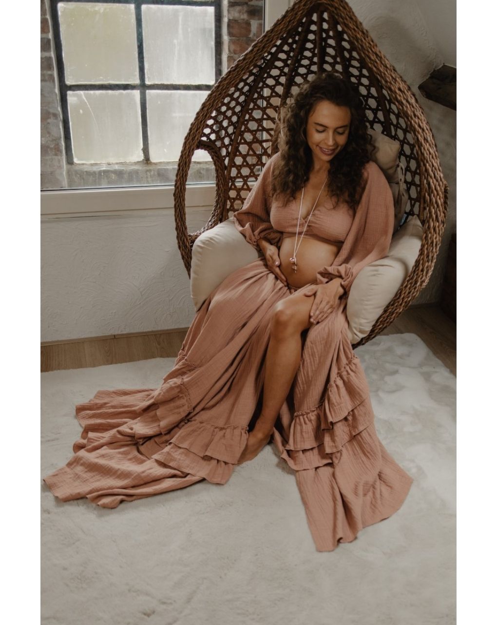 Proud mama μενταγιόν bola sofie rose gold πατουσάκια pm-671 - Proud Mama