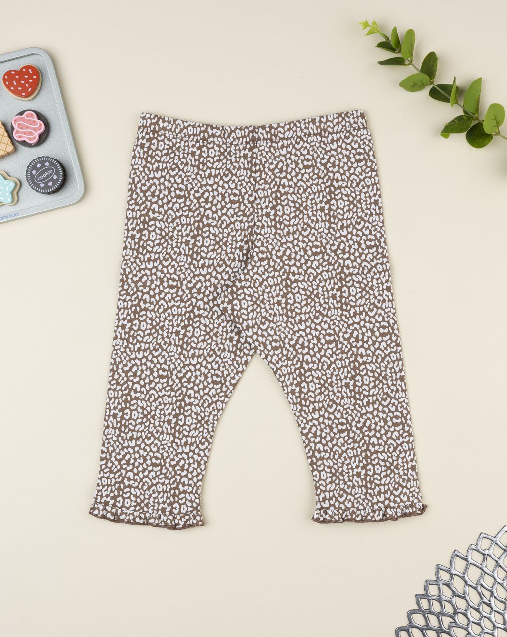 παιδικό κολάν καφέ animal print για κορίτσι - Prénatal