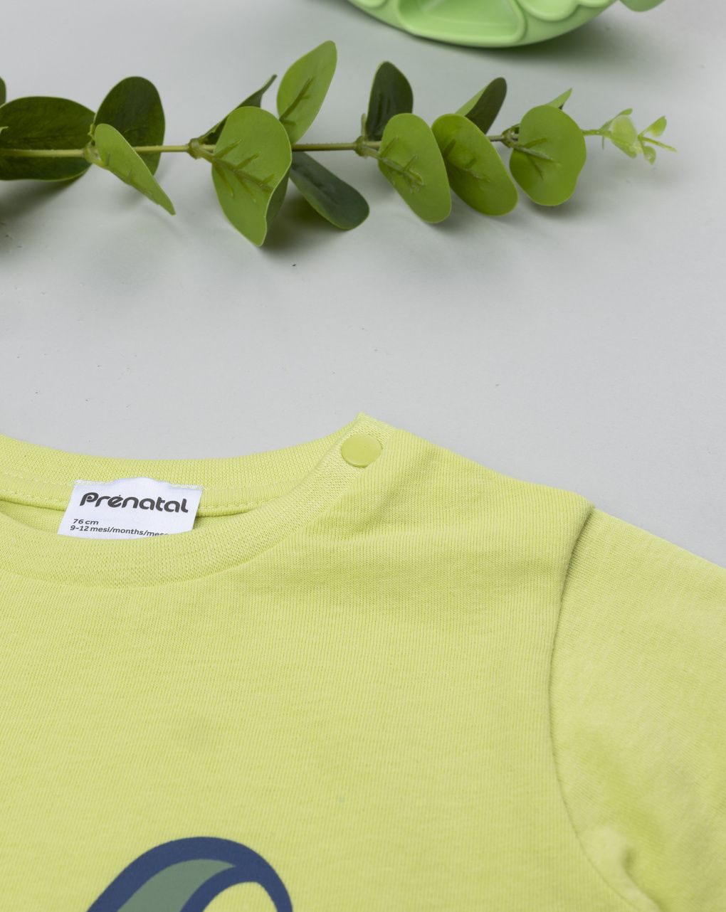 βρεφικό t-shirt λαχανί με τιγράκι για αγόρι - Prénatal