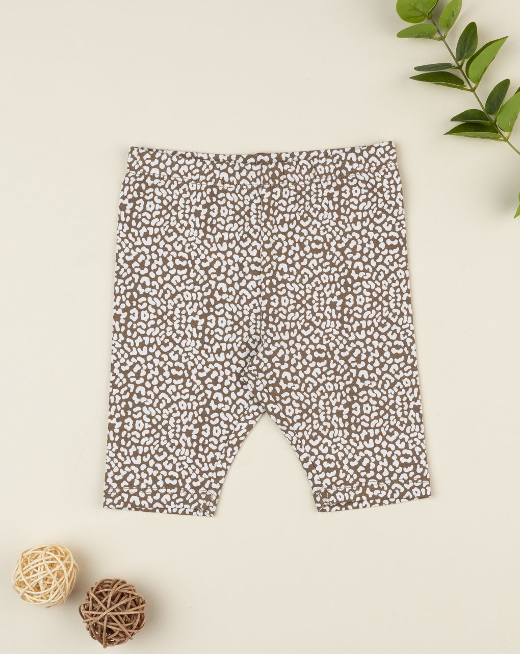 βρεφικό κολάν καφέ animal print για κορίτσι - Prénatal