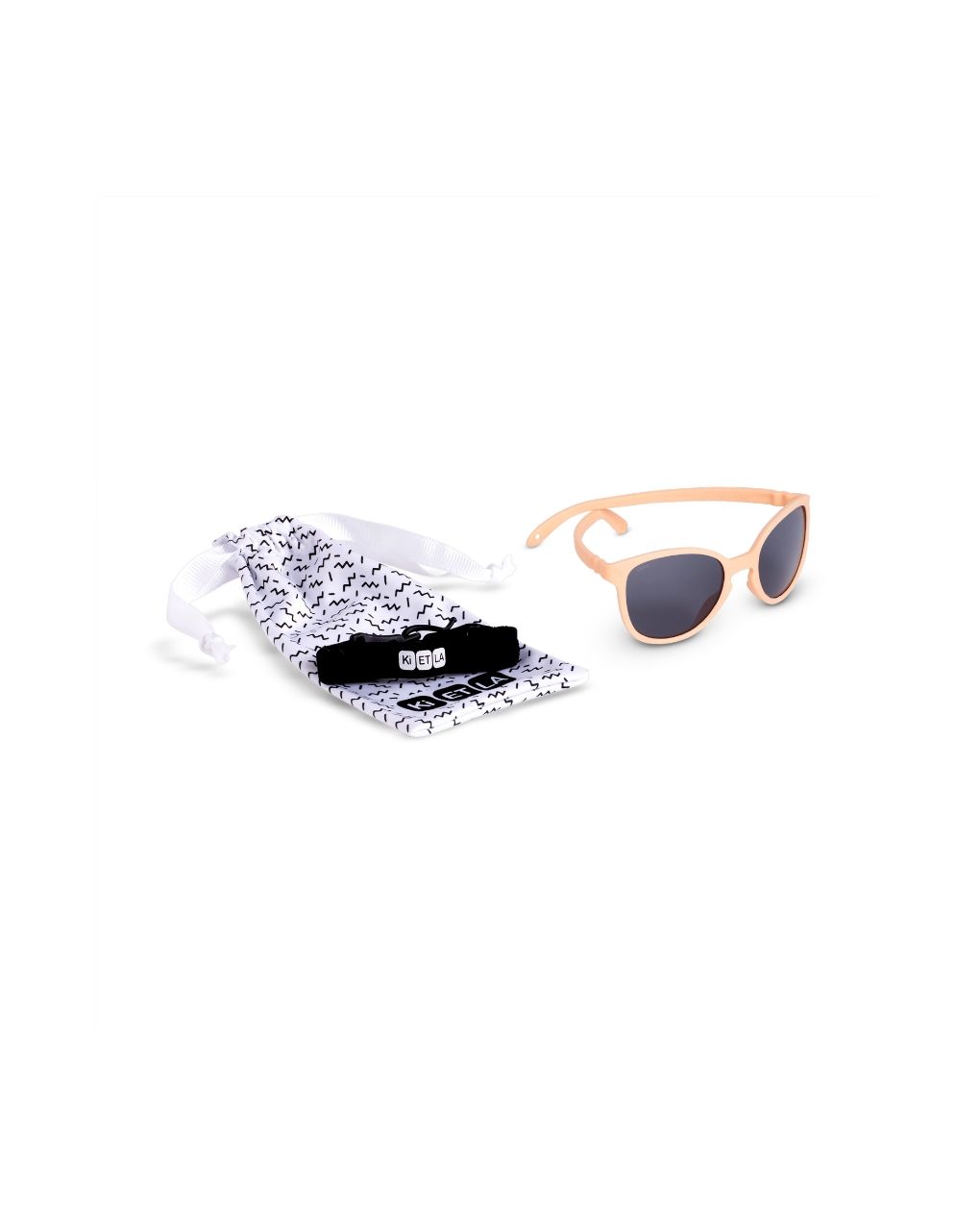 Kietla γυαλιά ηλίου wazz 2-4 ετών wayfarer apricot wa3sunapricot - kietla