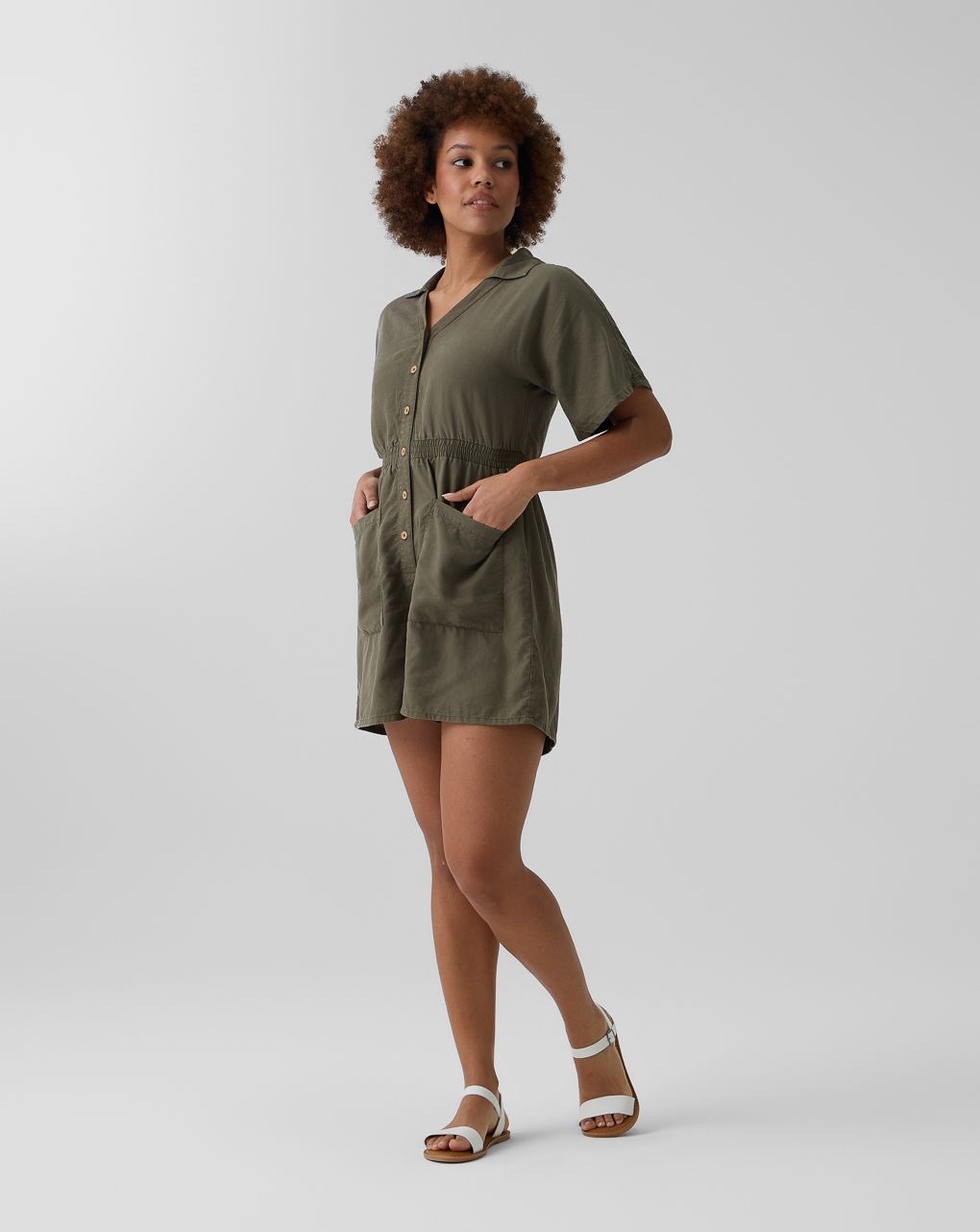 γυναικεία ολόσωμη φόρμα εγκυμοσύνης/θηλασμού χακί