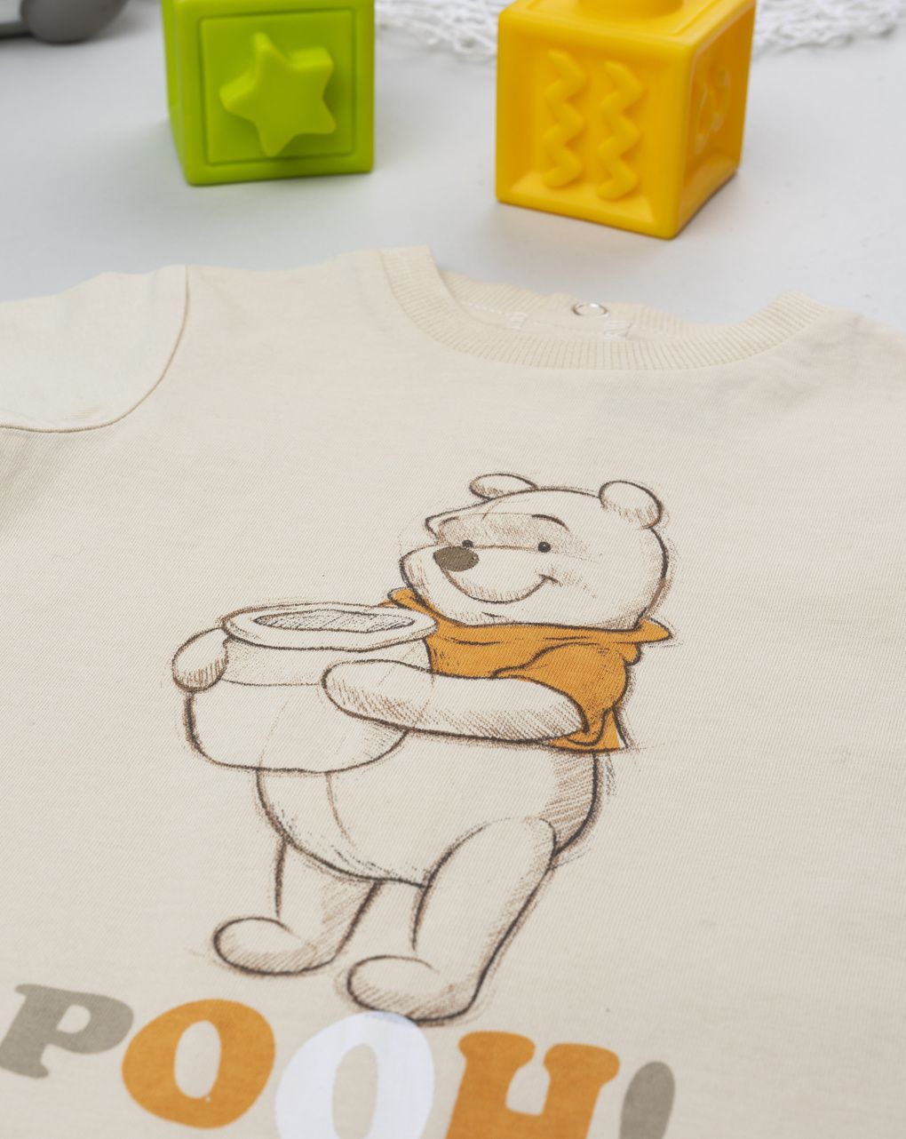 βρεφικό φορμάκι μπεζ winnie για αγόρι - Prénatal