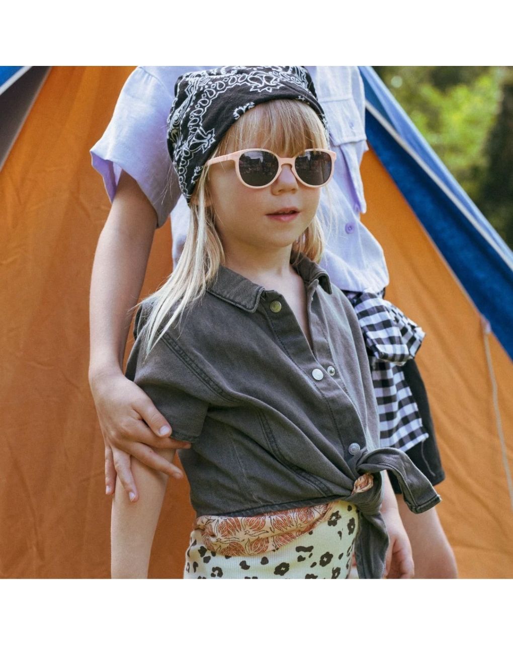 Kietla γυαλιά ηλίου wazz 2-4 ετών wayfarer apricot wa3sunapricot - kietla