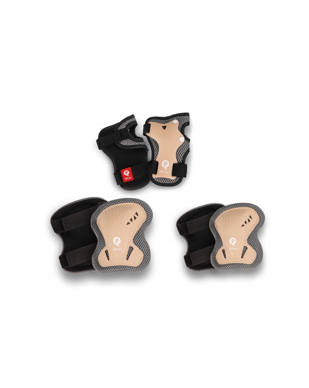 Qplay προστατευτικό σετ αγκώνας-γόνατο-καρπός khaki small 01-2002327-04 - QPLAY