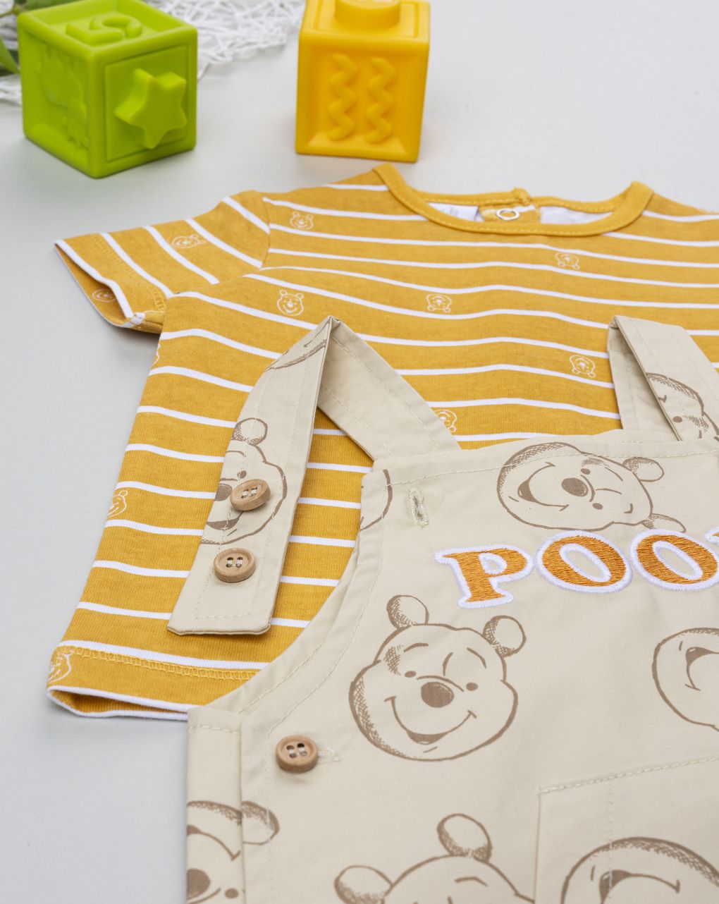 βρεφικό σετ t-shirt και σαλοπέτα winnie για αγόρι - Prénatal