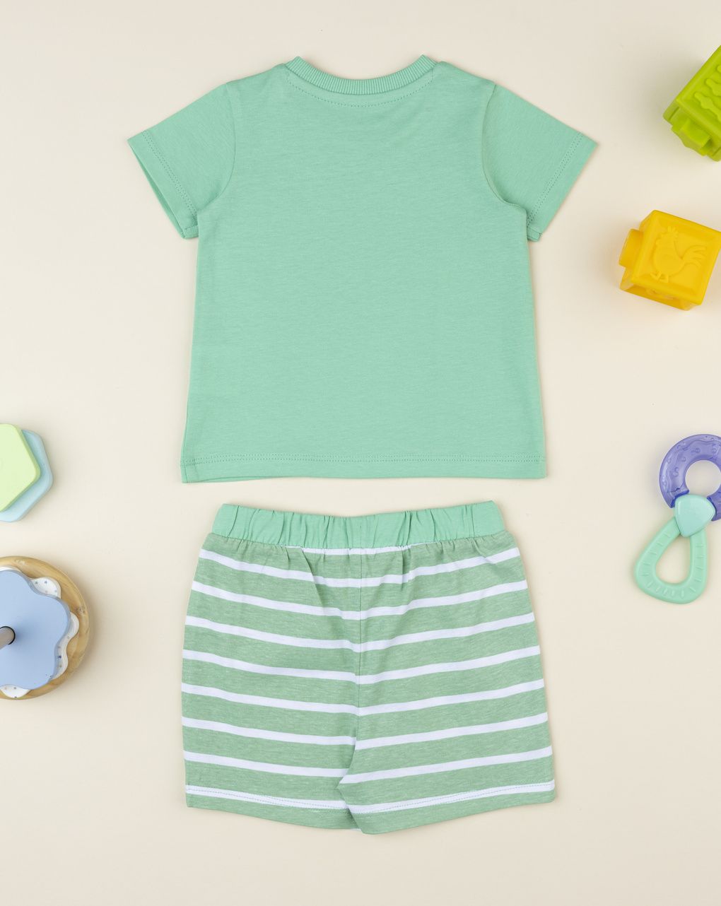 βρεφικό σετ t-shirt και σορτσάκι με λιονταράκι για αγόρι - Prénatal