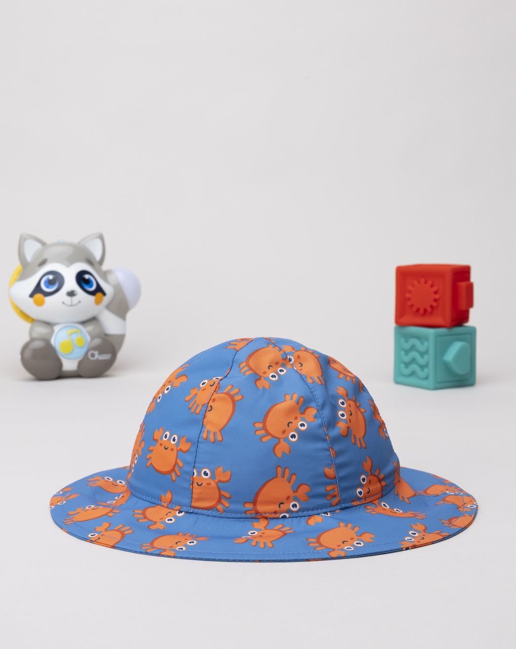 βρεφικό καπέλο θαλάσσης μπλε με καβουράκια για αγόρι - Prénatal