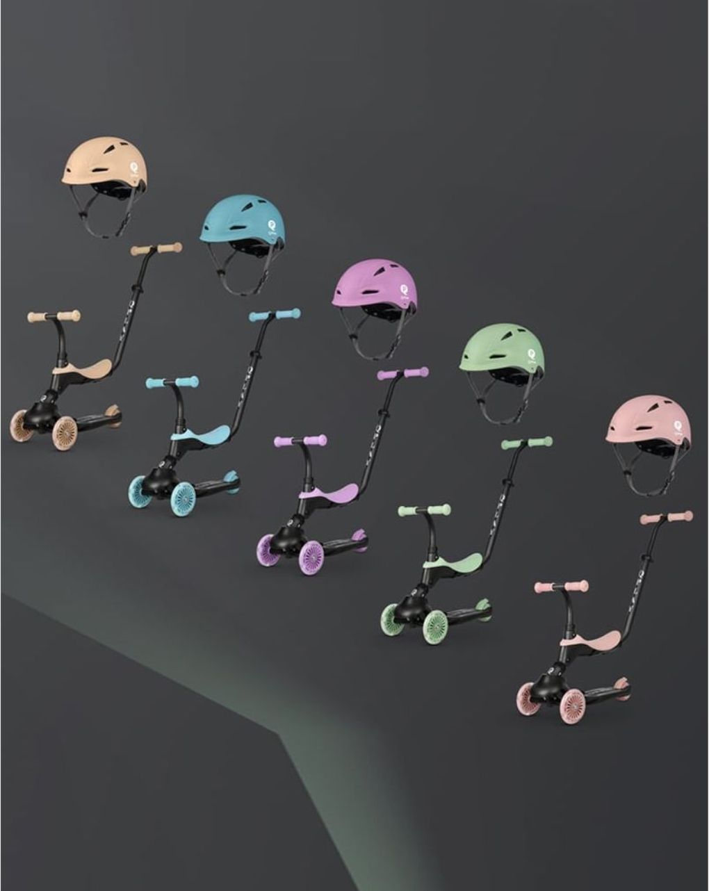 Qplay manbo παιδικό προστατευτικό κράνος για ποδήλατο-scooter πατίνι sky blue small 01-2002326-03 - QPLAY