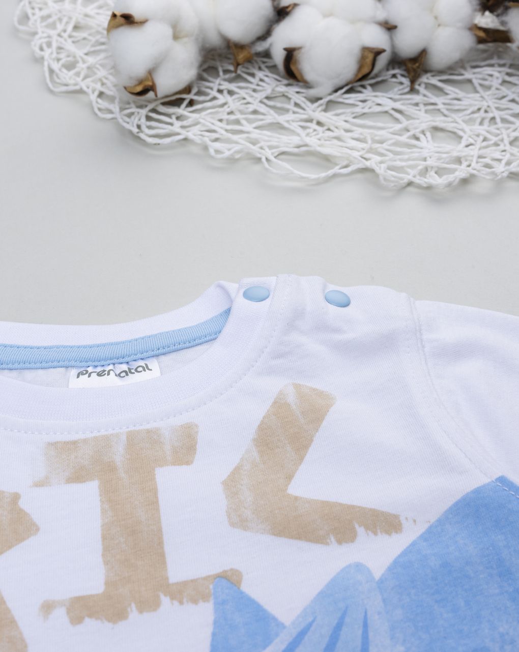 βρεφικό σετ t-shirt και σορτσάκι dino για αγόρι - Prénatal