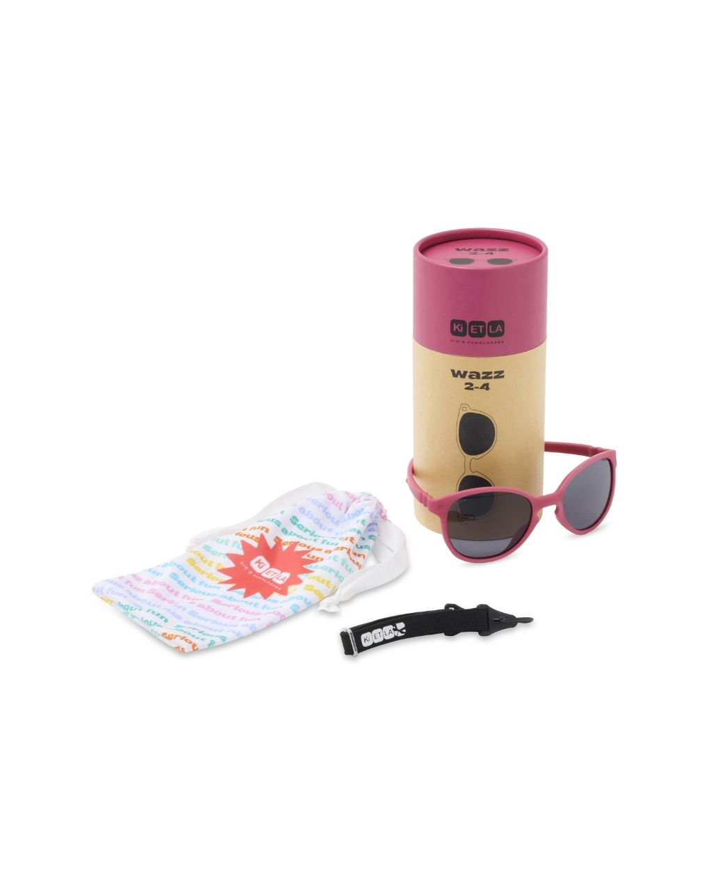 Kietla γυαλιά ηλίου wazz 0-1 ετών raspberry wa1sunraspberry - kietla