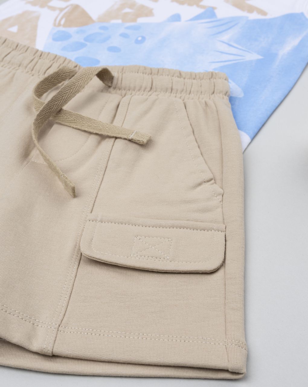 βρεφικό σετ t-shirt και σορτσάκι dino για αγόρι - Prénatal