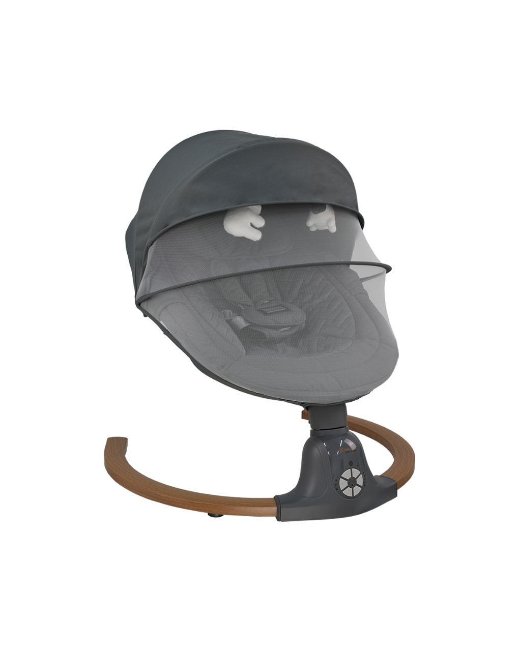 Bebe stars ριλάξ ηλεκτρικό fluffy smoked grey 257-186 - Bebe Stars