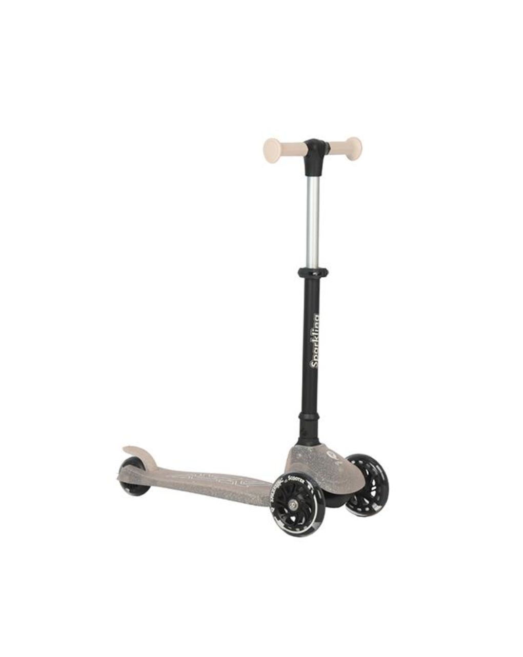 Qplay sparkling 5in1 scooter πατίνι nude pink 01-1212085-02 - Qplay