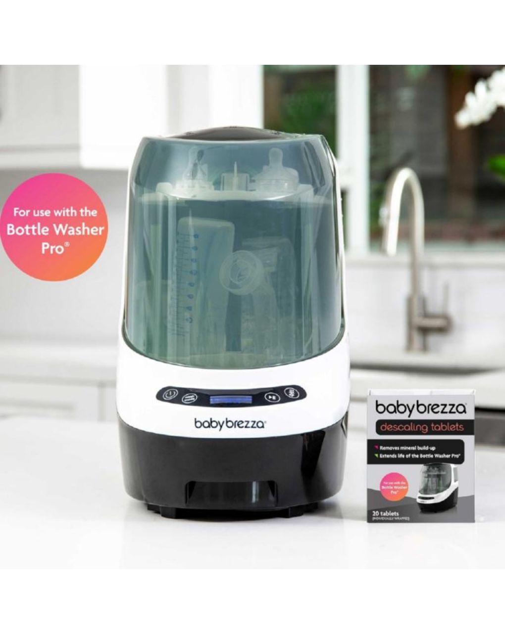 Baby brezza ταμπλέτες αφαλάτωσης για πλυντήριο baby brezza® bottle washer pro® 20τμχ brz0174 - BABYBREZZA