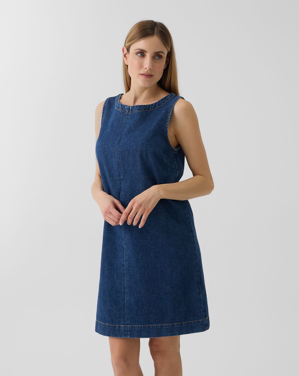 γυναικείο τζιν φόρεμα μπλε εγκυμοσύνης/θηλασμού - Prénatal