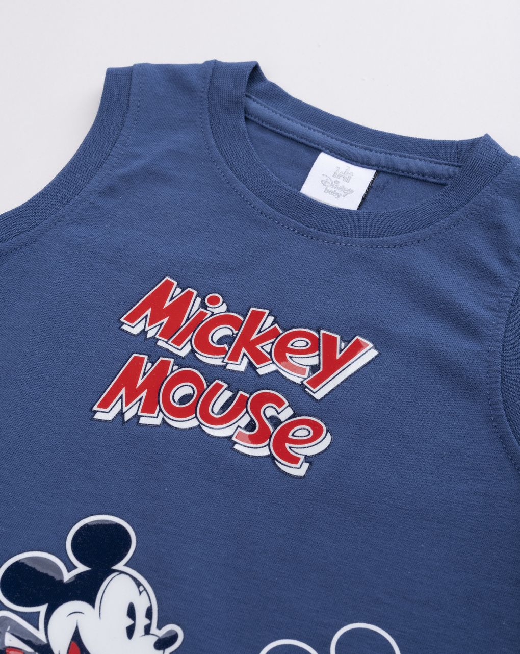 βρεφική αμάνικη μπλούζα μπλε mickey για αγόρι - Prénatal