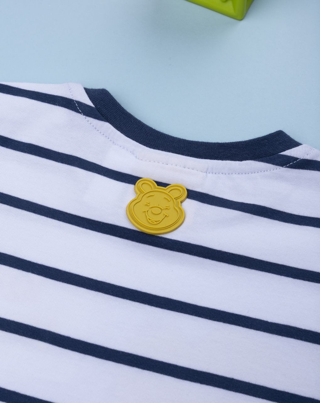 βρεφικό t-shirt λευκό ριγέ winnie για αγόρι - Prénatal