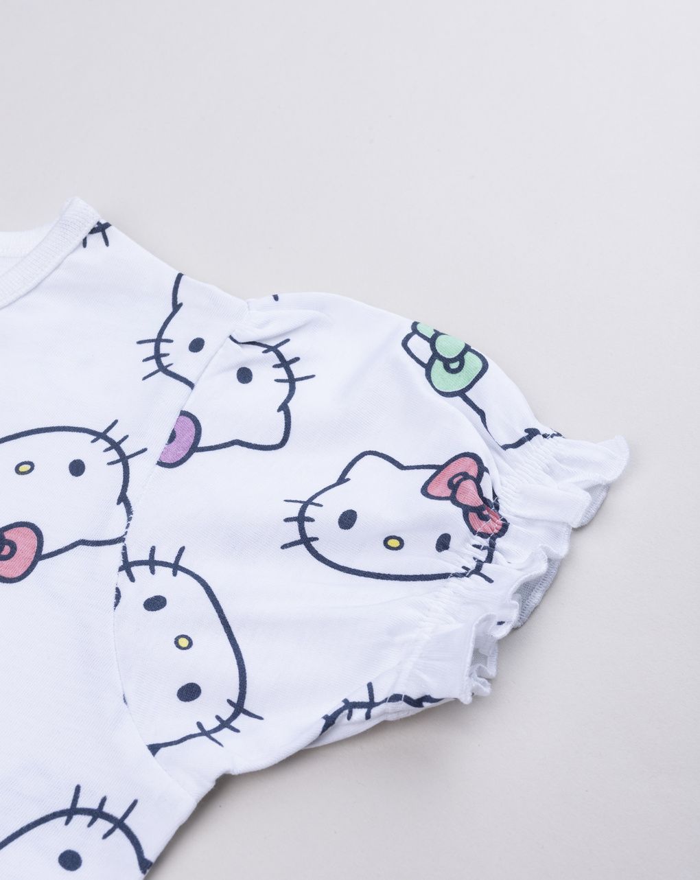 παιδική πιτζάμα λευκή hello kitty για κορίτσι - Prénatal