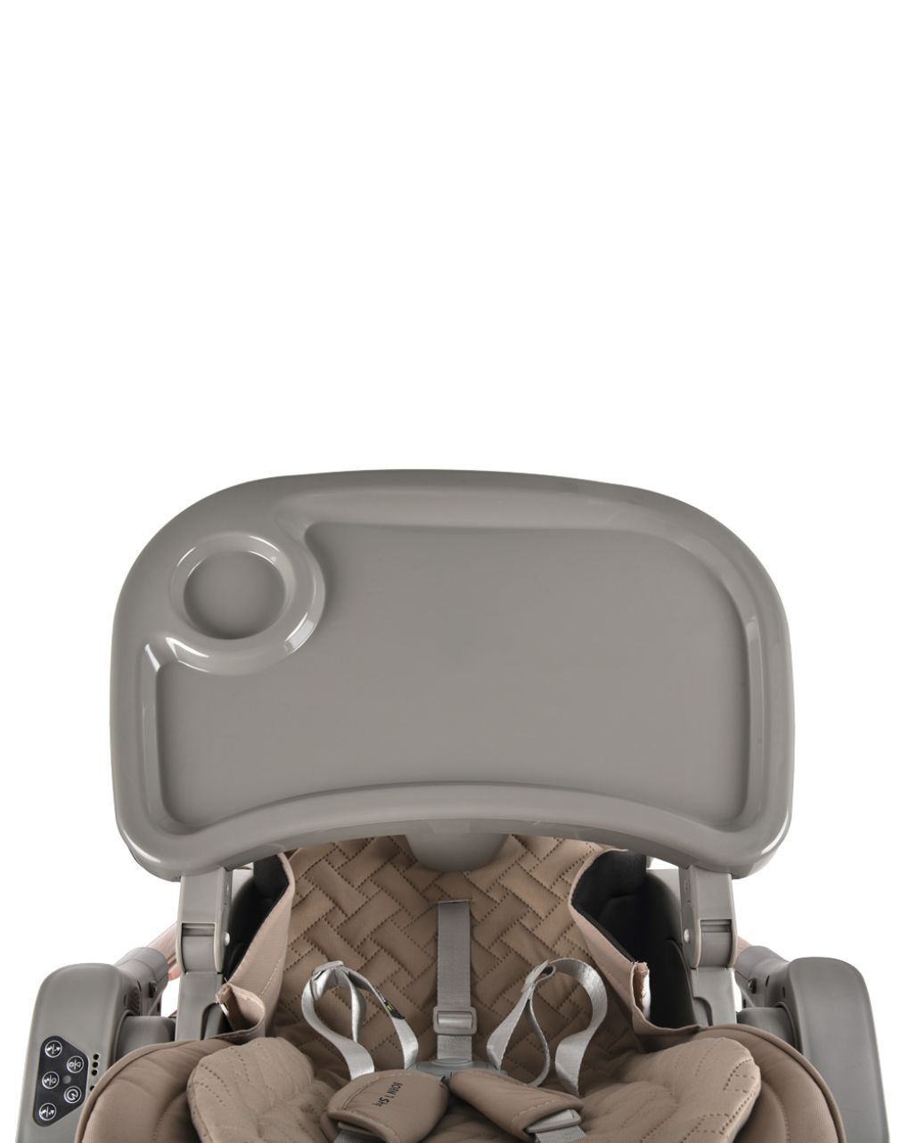 Bebe stars καρεκλάκι φαγητού-κούνια serenna ηλεκτρικό 2 σε 1 natural beige 871-182 - Bebe Stars