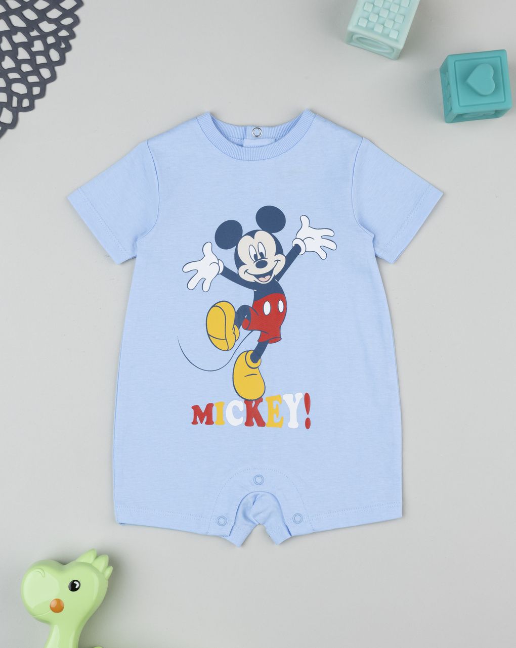 βρεφικό φορμάκι γαλάζιο mickey για αγόρι