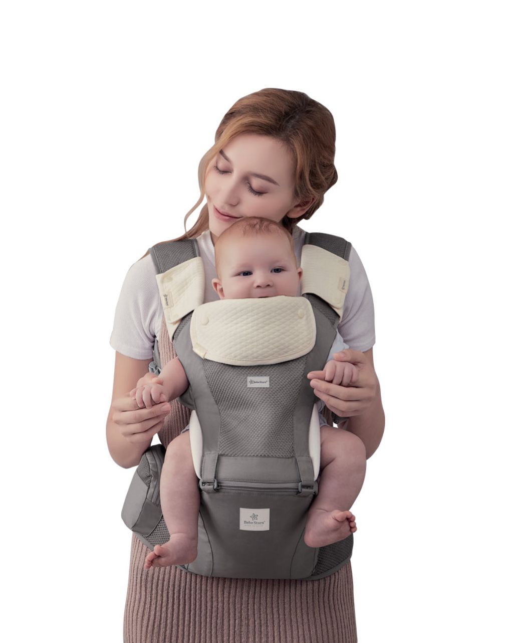 Bebe stars μάρσιπος hug me smoked grey 225-186 - Bebe Stars