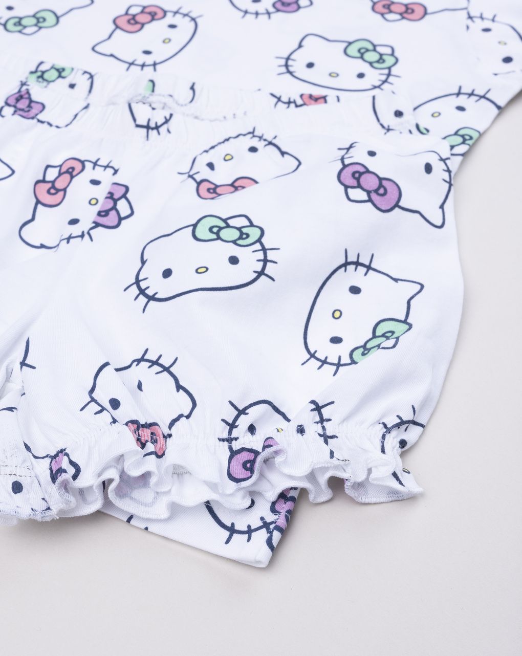 παιδική πιτζάμα λευκή hello kitty για κορίτσι - Prénatal