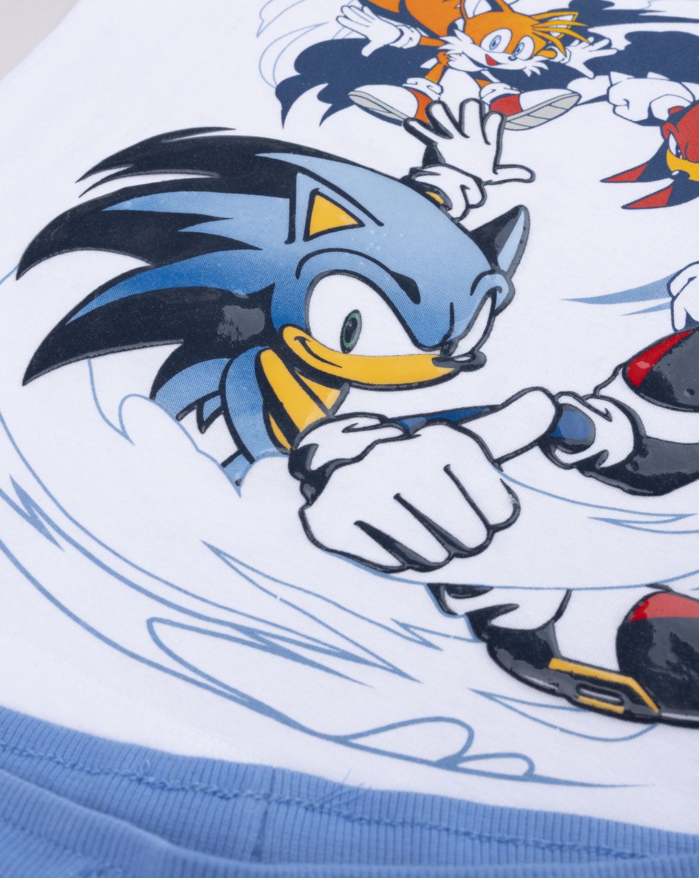 παιδικό σετ t-shirt και σορτσάκι sonic για αγόρι - Prénatal