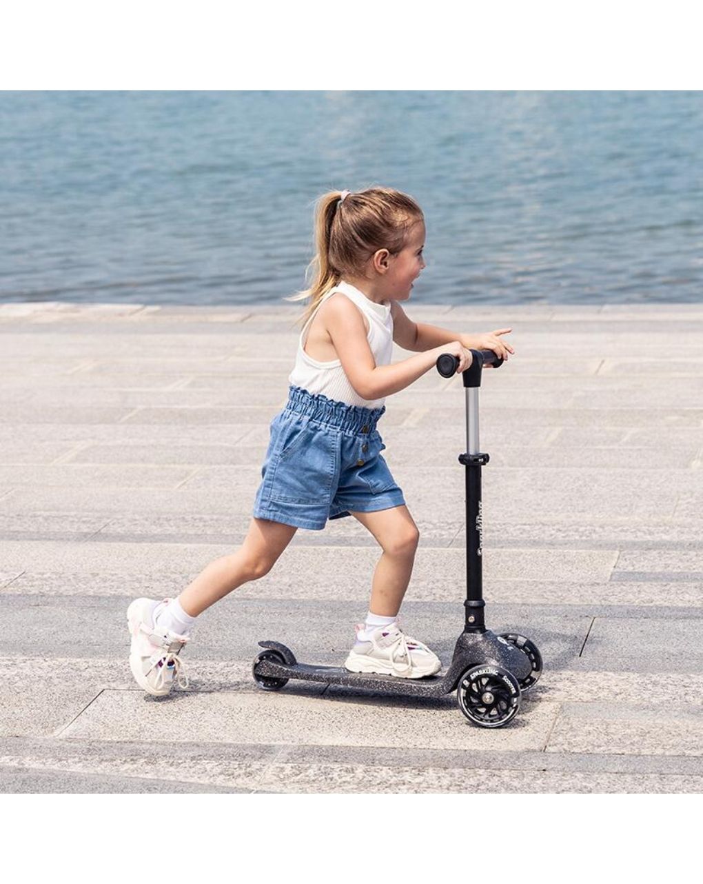 Qplay sparkling 5in1 scooter πατίνι black 01-1212085-03 - QPLAY