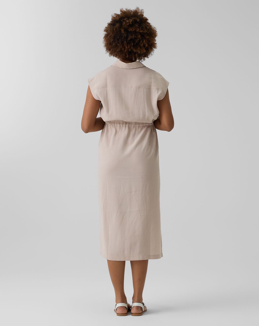 γυναικεία φόρεμα chemisier εγκυμοσύνης/θηλασμού μπεζ - Prénatal