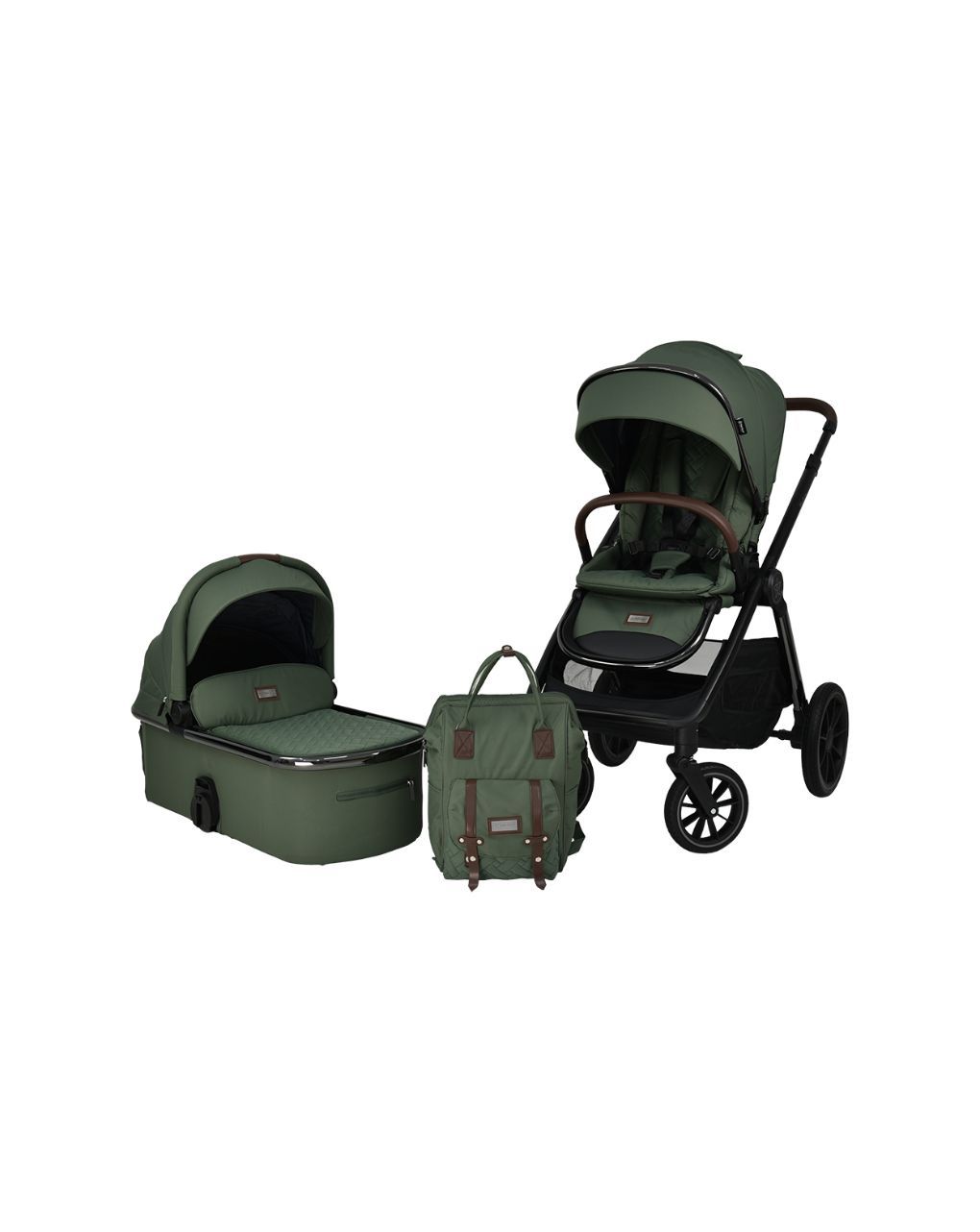 Bebe stars πολυκαρότσι 2 σε 1 mythos forest green 345-176