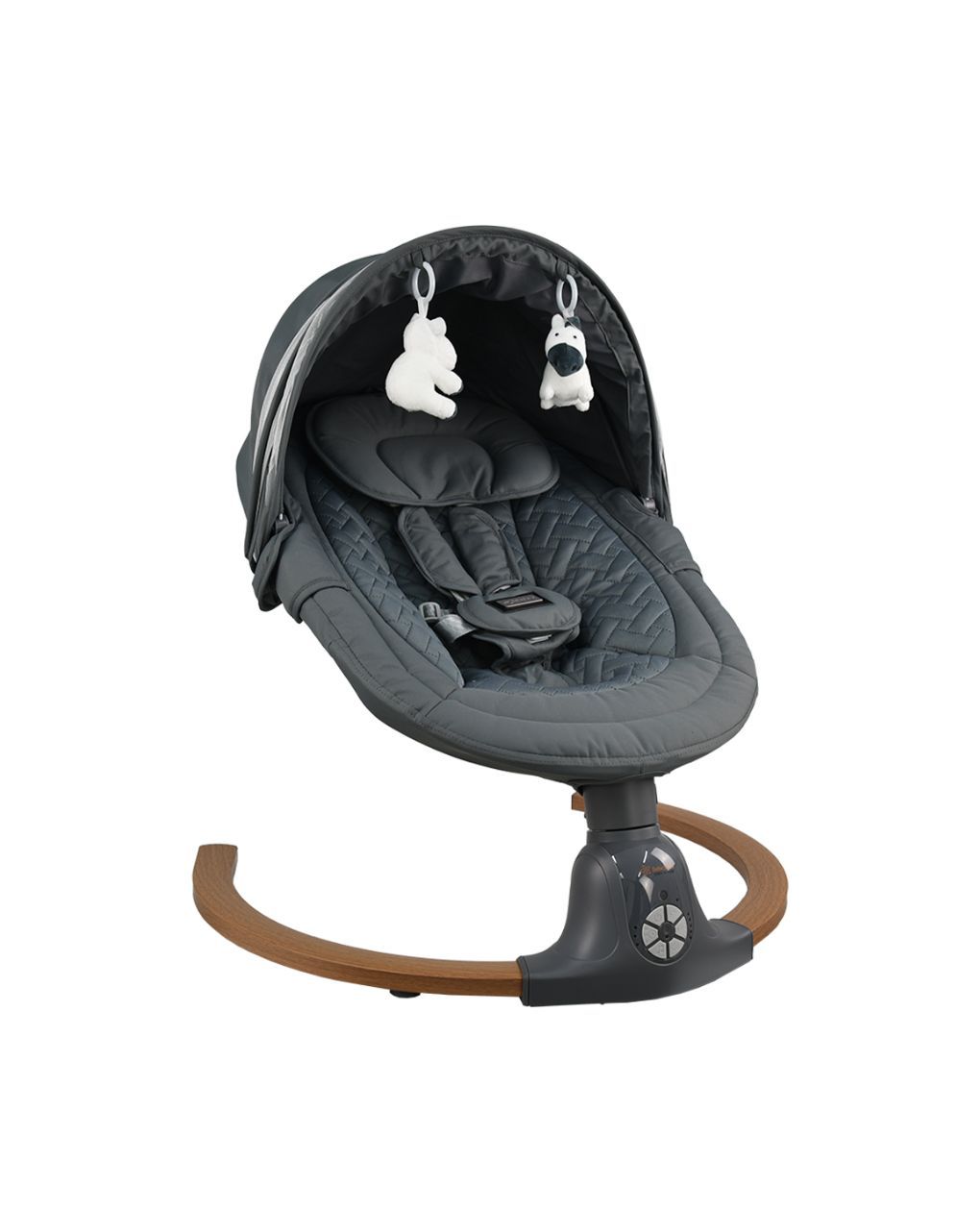 Bebe stars ριλάξ ηλεκτρικό fluffy smoked grey 257-186