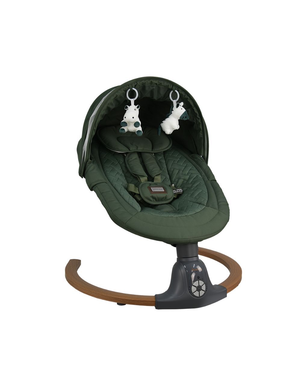 Bebe stars ριλάξ ηλεκτρικό fluffy forest green 257-176 - Bebe Stars