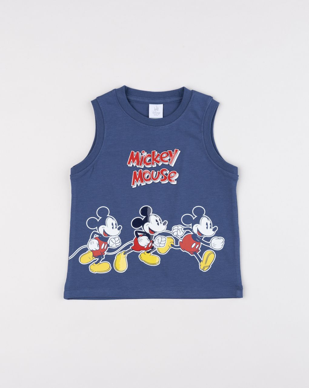 βρεφική αμάνικη μπλούζα μπλε mickey για αγόρι