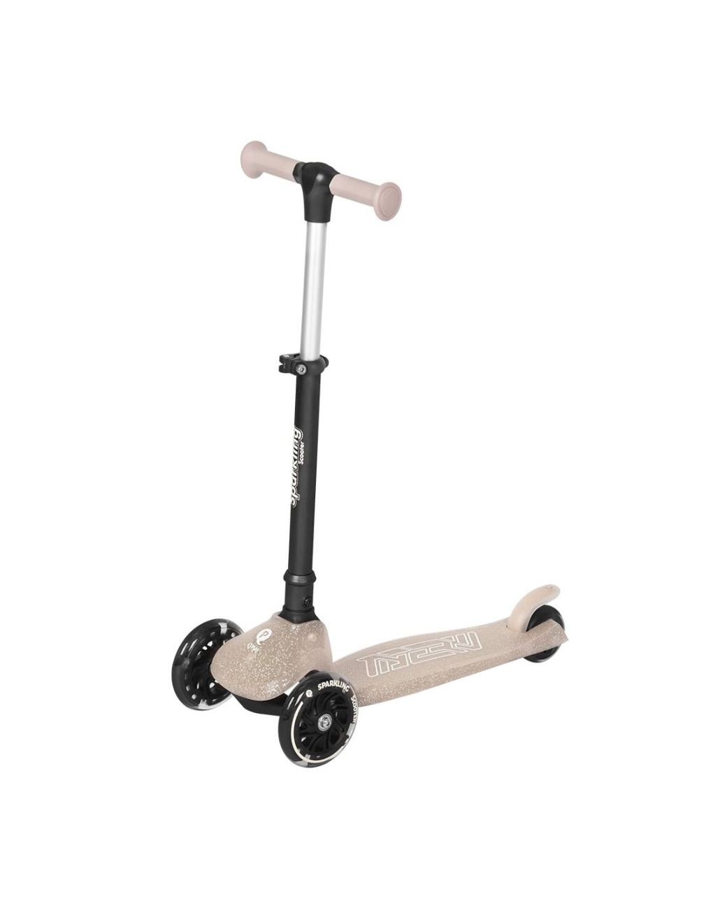 Qplay sparkling 5in1 scooter πατίνι nude pink 01-1212085-02 - QPLAY
