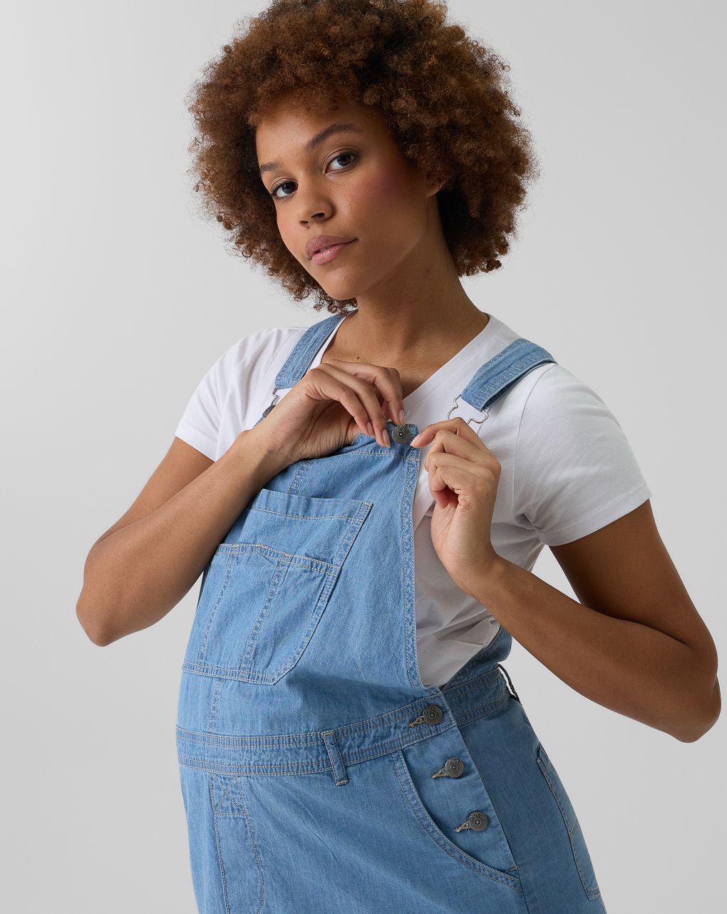 γυναικείο σετ t-shirt και τζιν σαλοπέτα-φόρεμα εγκυμοσύνης/θηλασμού - Prénatal