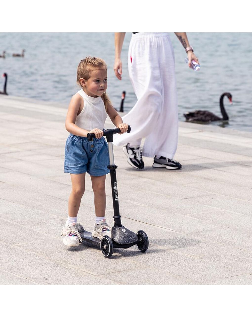 Qplay sparkling 5in1 scooter πατίνι black 01-1212085-03 - QPLAY