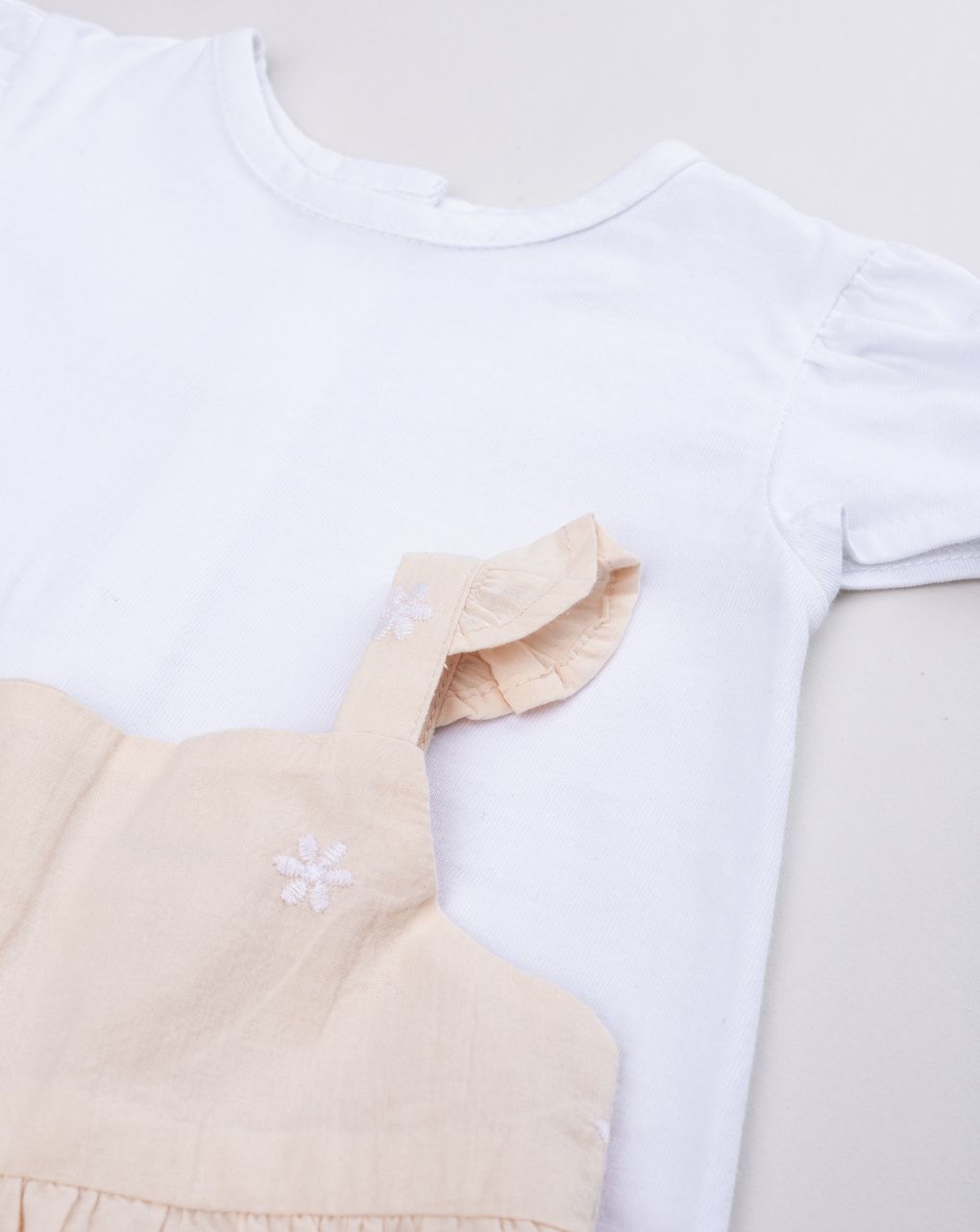 βρεφικό σετ t-shirt και φόρεμα με λουλούδια για κορίτσι - Prénatal