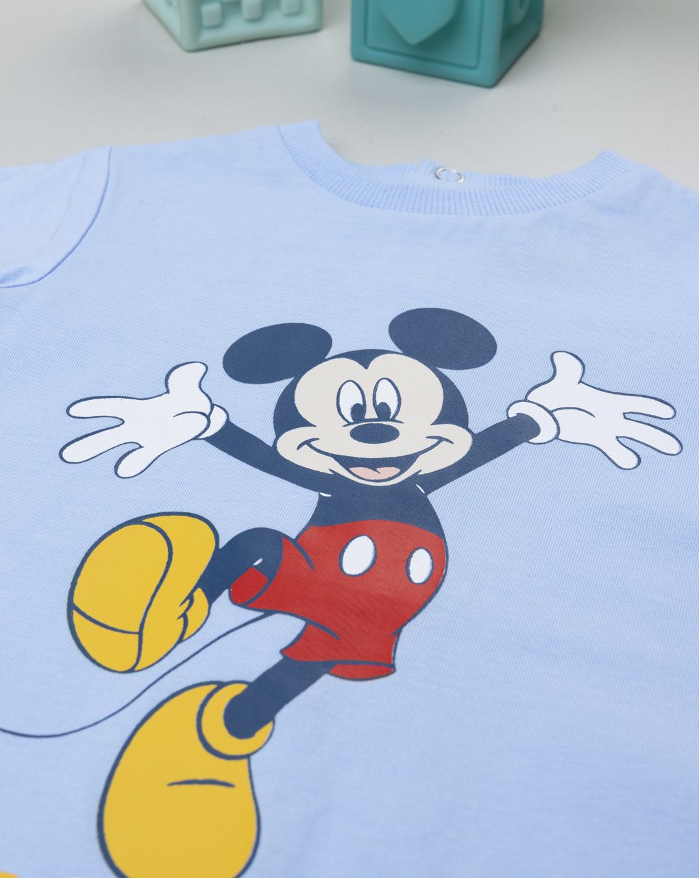 βρεφικό φορμάκι γαλάζιο mickey για αγόρι - Prénatal