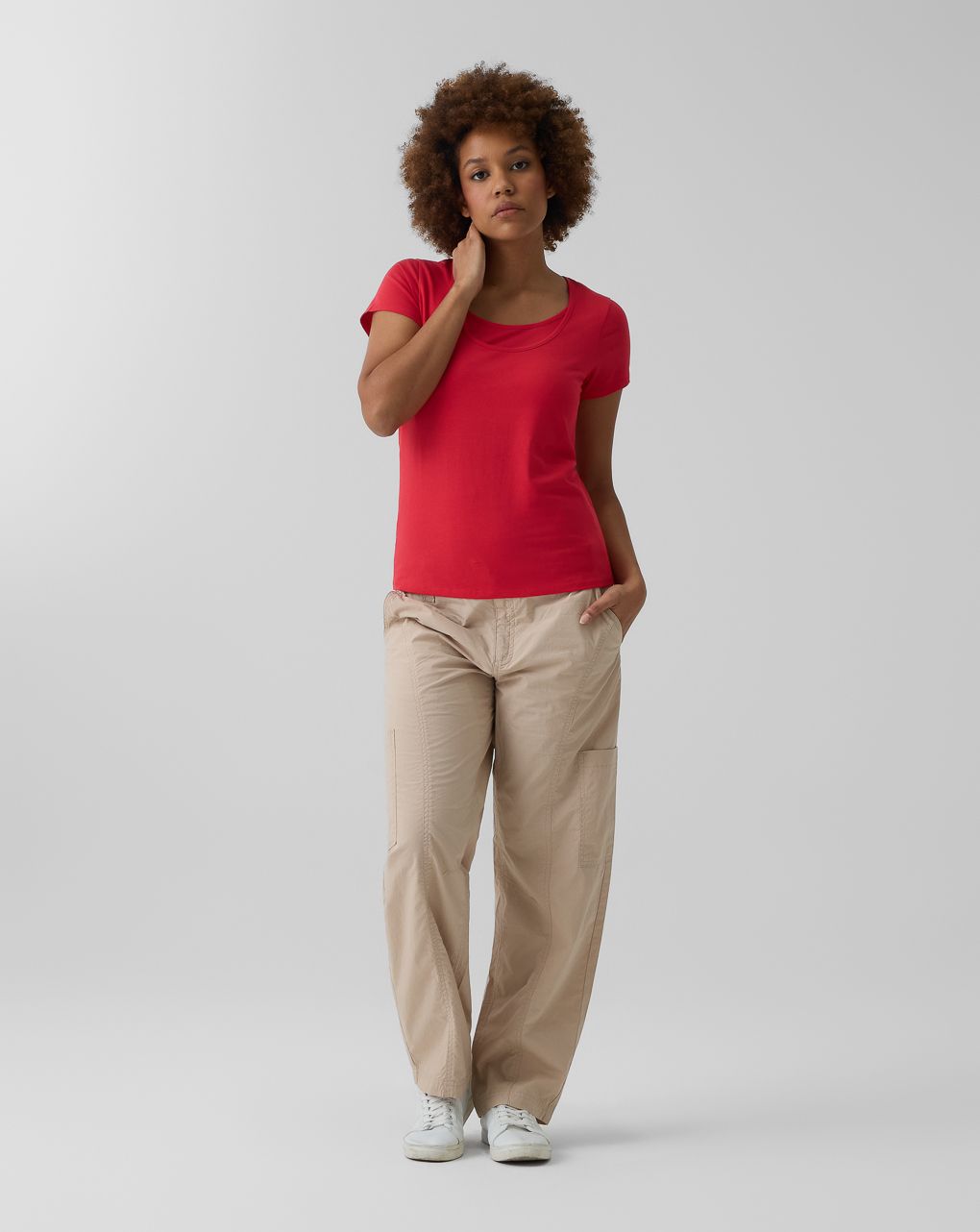 γυναικείο t-shirt εγκυμοσύνης/θηλασμού κόκκινο